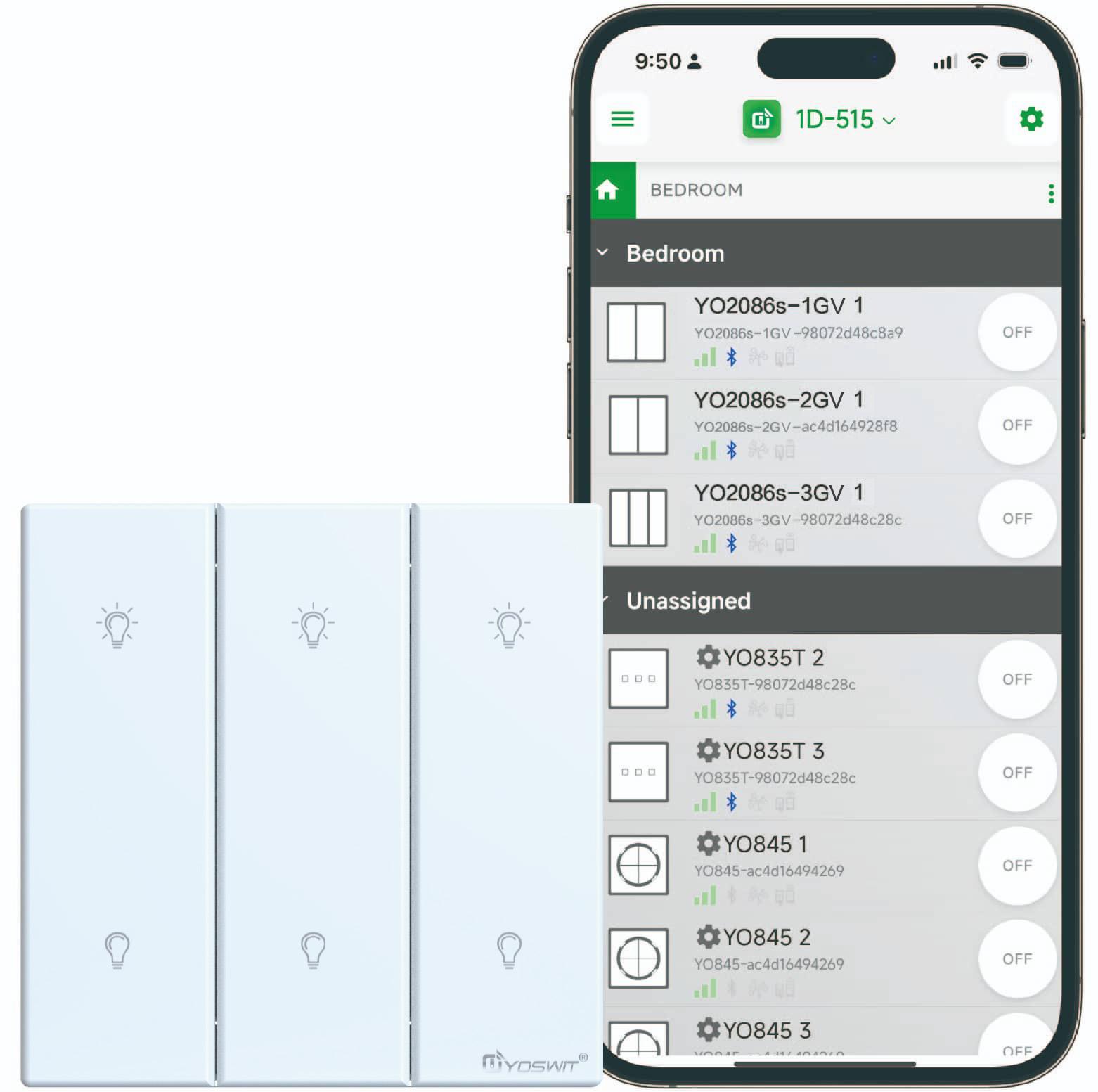 Double Pole Switch App